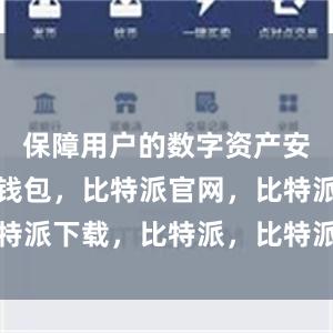 保障用户的数字资产安全比特派钱包，比特派官网，比特派下载，比特派，比特派钱包创建