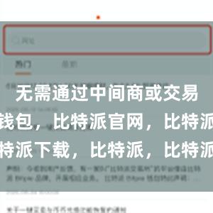 无需通过中间商或交易所比特派钱包，比特派官网，比特派下载，比特派，比特派钱包创建