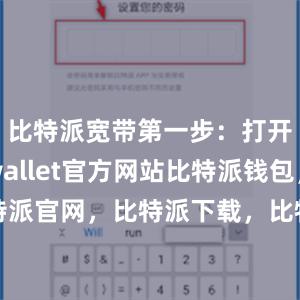 比特派宽带第一步：打开比特派wallet官方网站比特派钱包，比特派官网，比特派下载，比特派，比特派钱包创建